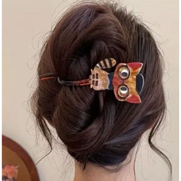 NWT French twist Parisian Kitty cats hair doodles! So adorable! - Picture 3 of 4